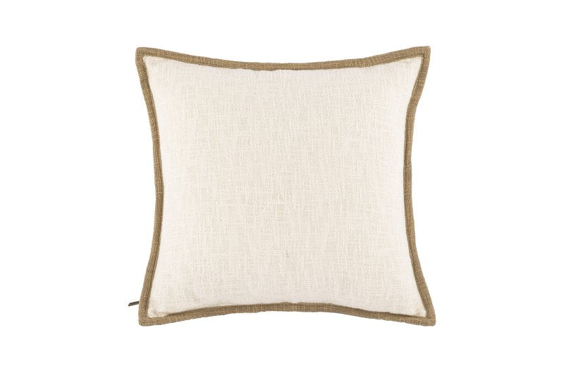 Kissen (gefüllt) Slub Baumwolle CONTRAST 45x45cm