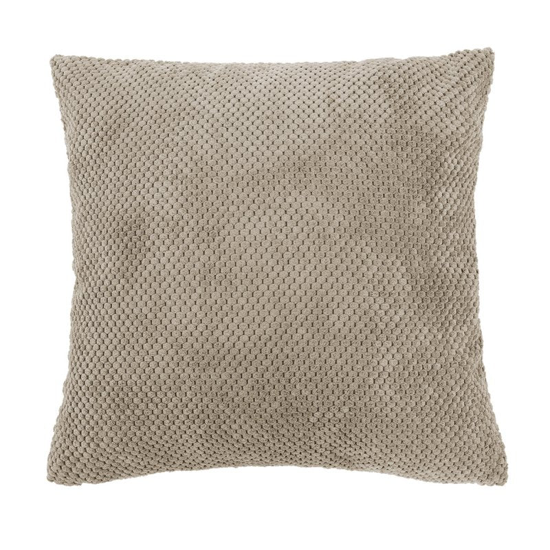 Kissen (gefüllt) Bubble 45x45cm Taupe