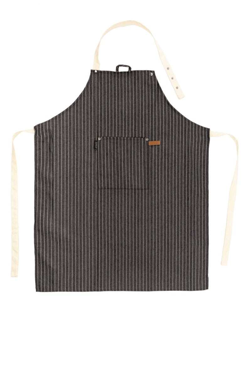 Schürze SHERLOCK Stripe Schwarz