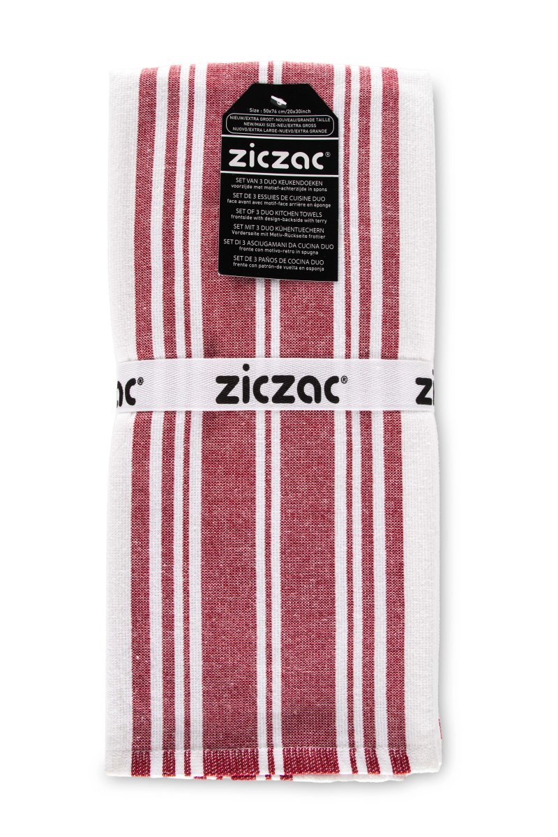 Küchentuch Culinary Duo Stripe 3er Set 50x76cm