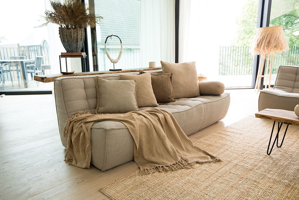 Kissen (gefüllt) Slub