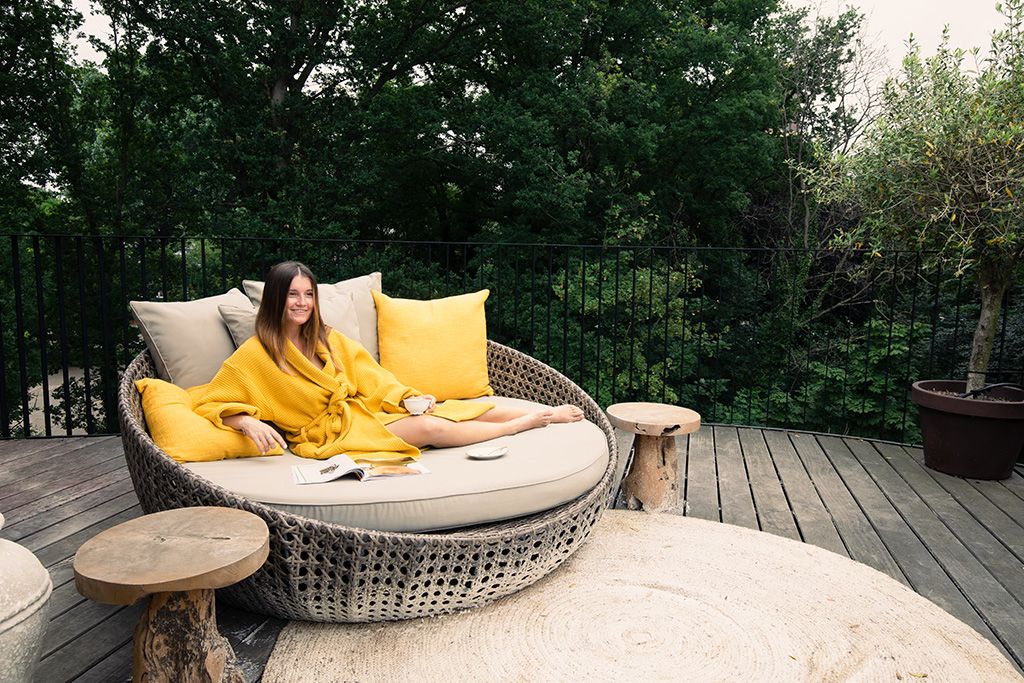 Kissen (gefüllt) Slub