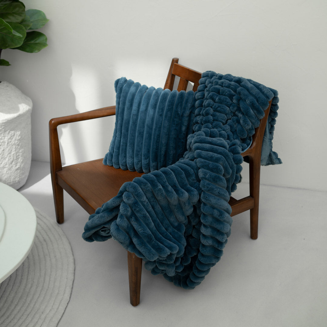 Bubble Decke Rabbit Stripe 130x180cm