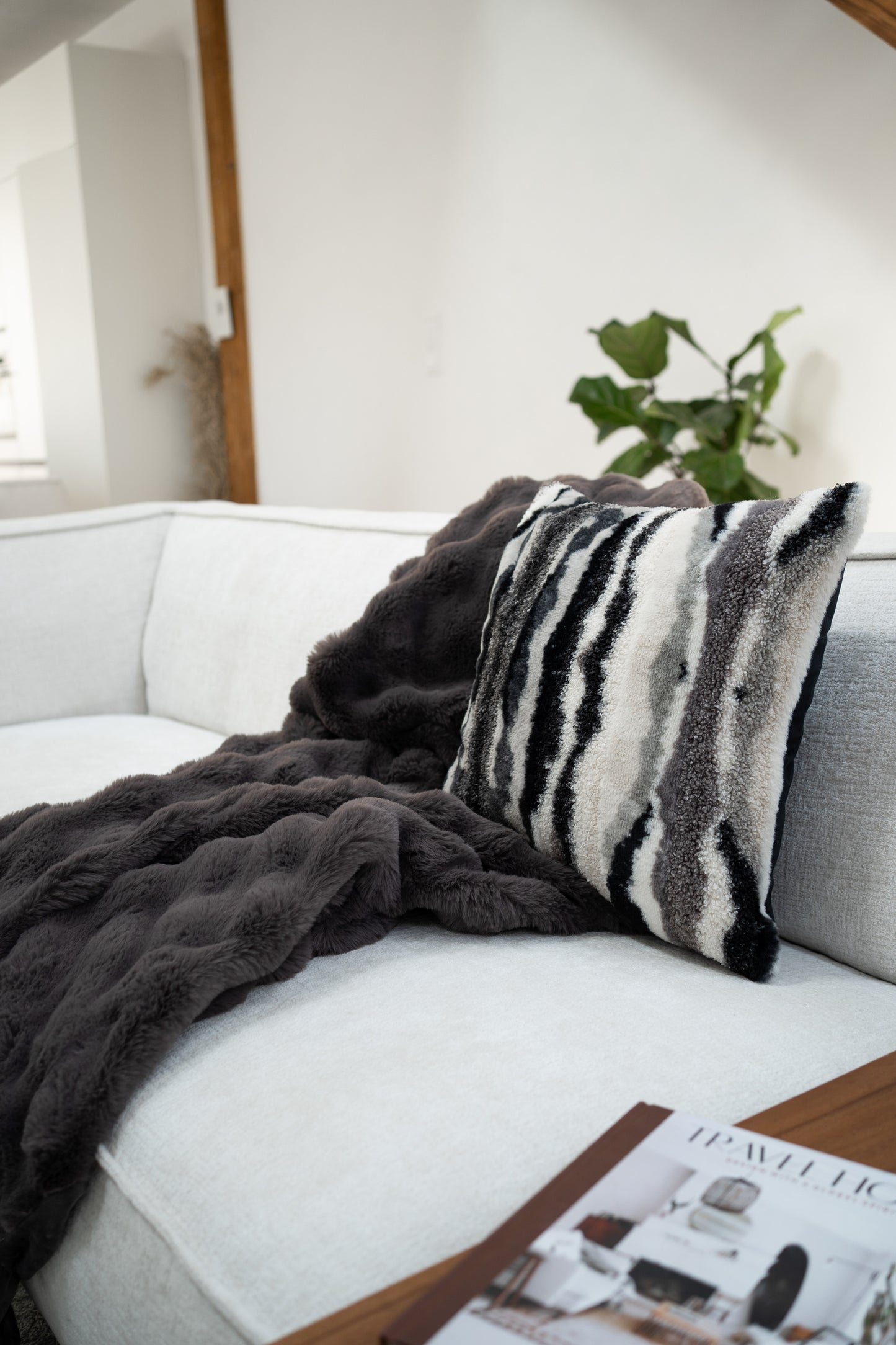 Bubble Decke Rabbit Stripe 130x180cm