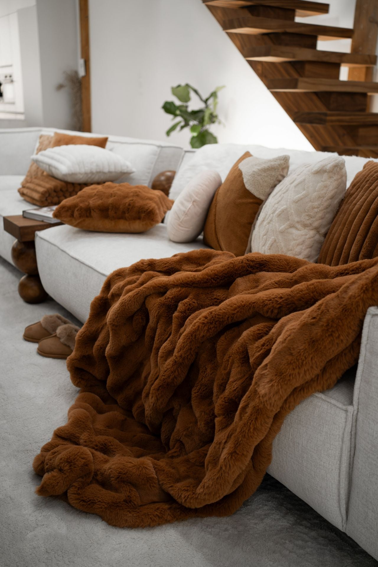 Bubble Decke Rabbit Stripe 130x180cm