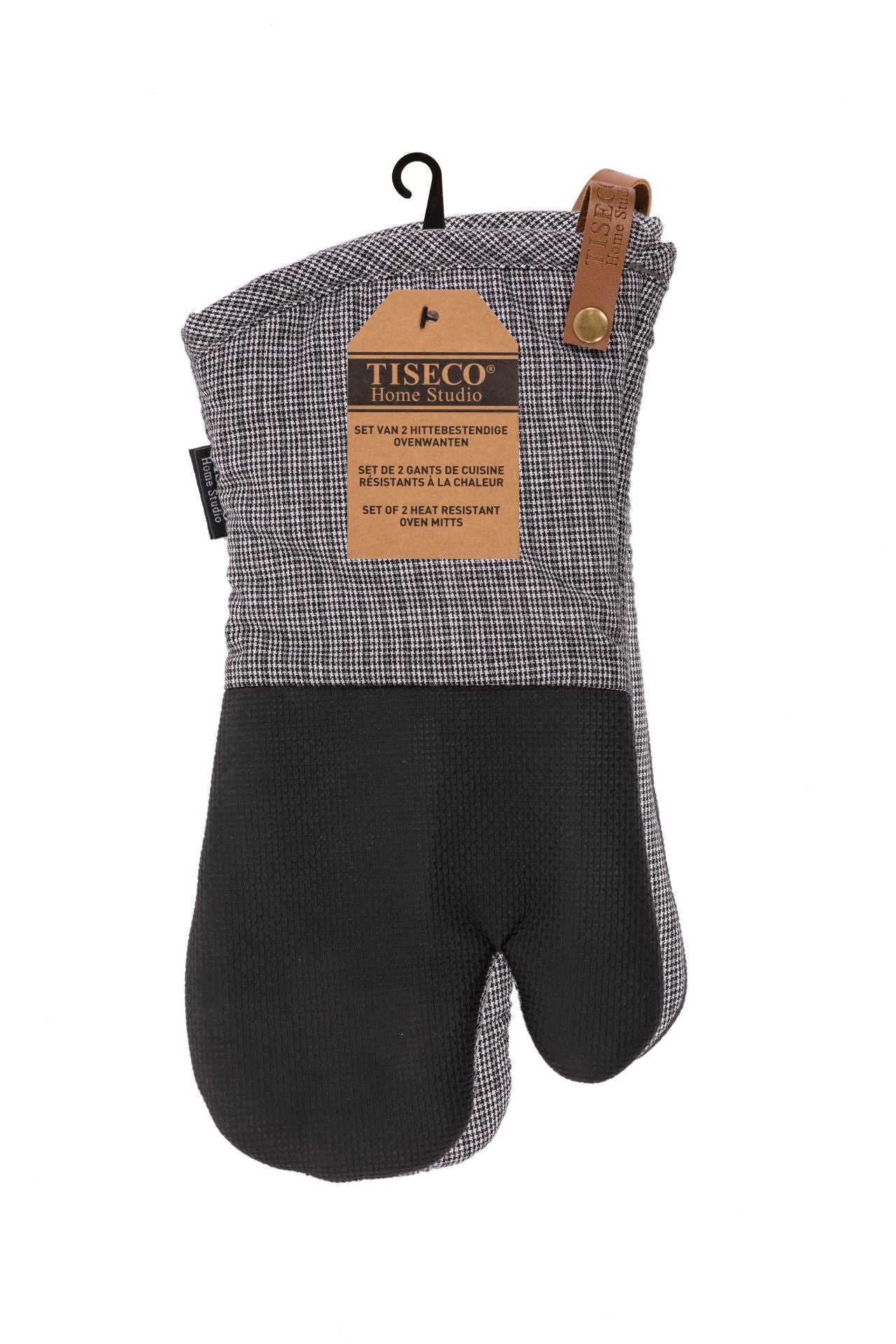SHERLOCK Ofenhandschuh 2tlg. Schwarz