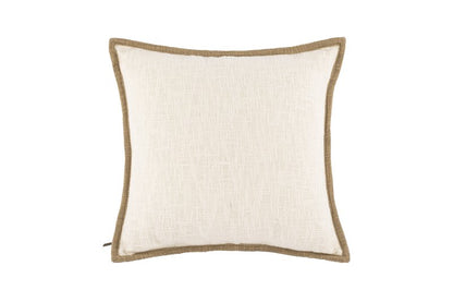 Kissen (gefüllt) Slub Baumwolle CONTRAST 45x45cm